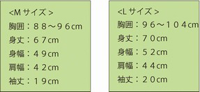 サイズ表