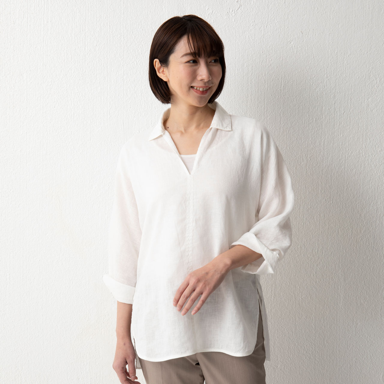 Marvine Pontiak Shirt Makers》スキッパーシャツ - シャツ