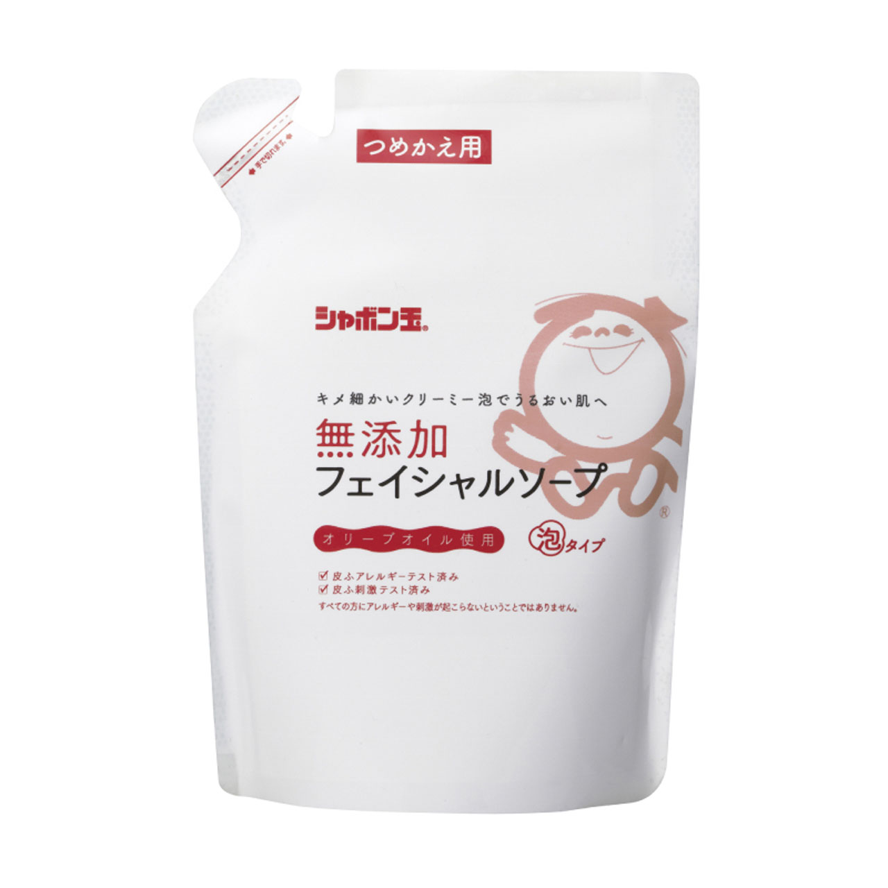 無添加フェイシャルソープつめかえ用 180mL