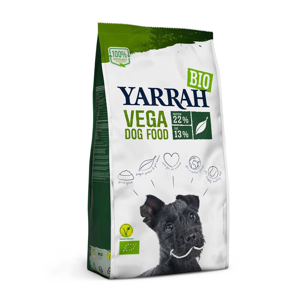 ｙａｒｒａｈ ベジタリアンドッグフード 2kg エコデパジャパン