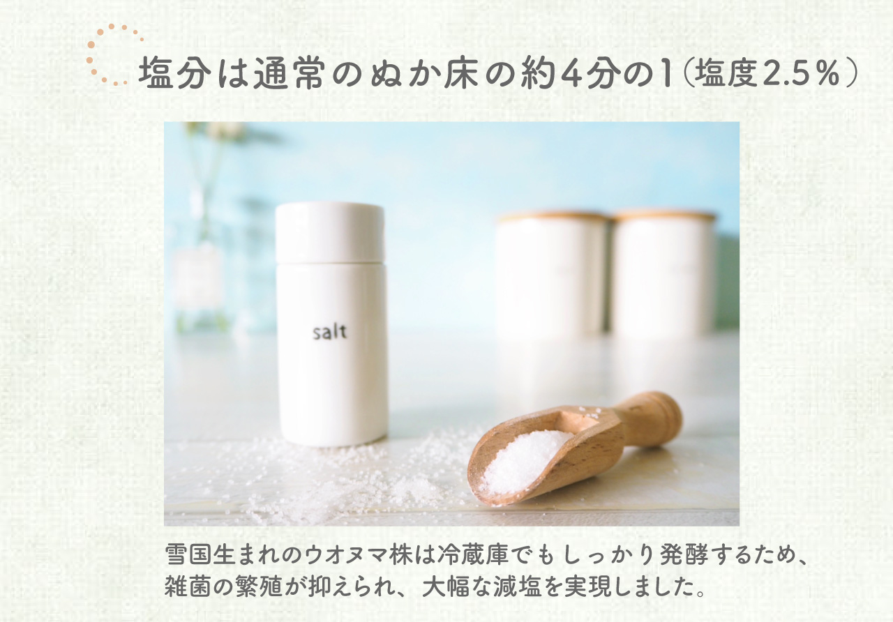 雪室ぬかおすすめの理由